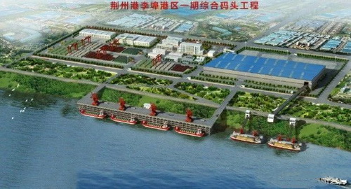 湖北一永久性砂石集并中心建成，總投資約2.5億元，年設(shè)計吞吐量360萬噸